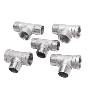 Thép không gỉ 201 304 316 Ống <span class=keywords><strong>TEE</strong></span> phù hợp SUS nam và nữ chủ đề <span class=keywords><strong>TEE</strong></span> phù hợp ống nước ống nước bằng <span class=keywords><strong>TEE</strong></span> phù hợp - Product Image 2