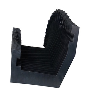 Cnc plástico acordeón guía lineal protección de riel cubierta deslizante cubierta de fuelle - Product Image 2