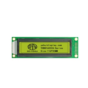 Vendita calda COB 160*32 caratteri 122*44MM modulo LCD Display con blu nero verde e colore grigio per la fabbrica - Product Image 1