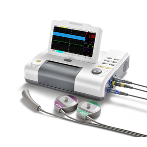 Mesin Ctg medis portabel, mesin Doppler janin <span class=keywords><strong>Monitor</strong></span> jantung bayi untuk kehamilan - Product Image 2