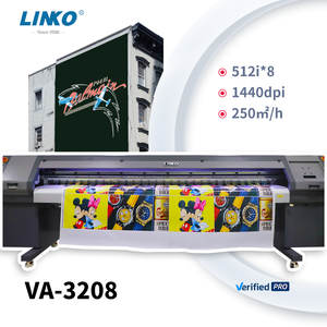 LINKO VA-3208 mürekkep püskürtmeli yazıcı sekiz 512i baskı kafaları ile 3.2m baskı genişliği reklam panoları ve reklam panoları için - Product Image 1