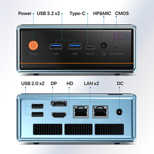 Peladn <strong>AMD</strong> Ryzen 7 5700U/5500U <strong>Processor</strong> Wifi 6.0 BT5.2 Gaming Mini PC <strong>DDR4</strong> 16GB 1TB SSD 2 Lan Mini PC for Windows 11 Pro/Linux - Product Image 5