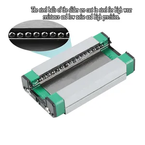 Riel de guía lineal MGN7 MGN9 MGN12 MGN15 1 Uds MGN guía lineal + 1 Uds MGN Slider enrutador de riel lineal 100-600MM impresora 3D - Product Image 3