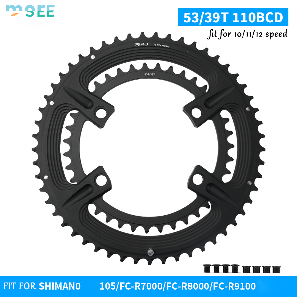 Black - 53/39t 175g
