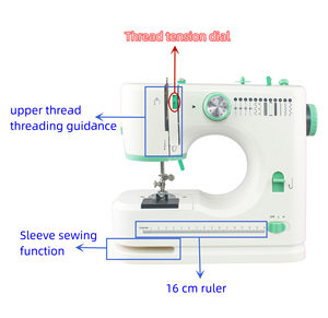 ミシンミニ12ステッチ縫製家庭用多機能ダブルニードルスピード - Product Image 3