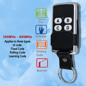 Universelle Garagentor-Fernbedienung 433,92 MHz Duplikator-Klon 433-868MHz Rolling Code & Fixed Code Gate Keyfob Controller Opener - Product Image 6