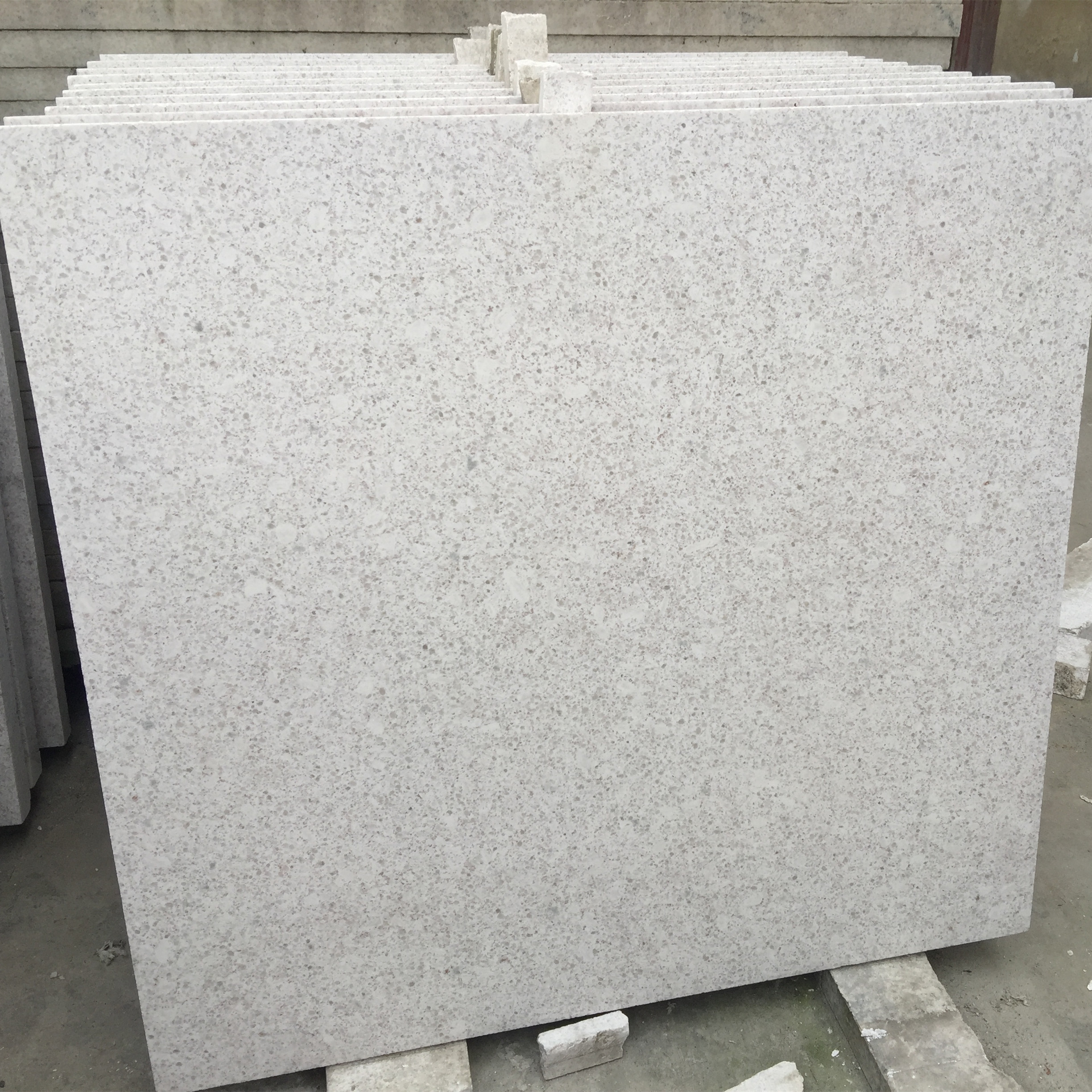 pearl white granite big slab cut to size tiles Countertop bathroom vanitytop