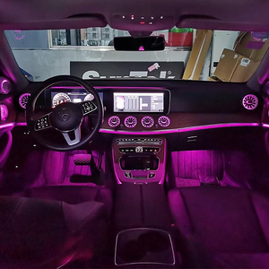 Dönen Tweeter hoparlör <span class=keywords><strong>LED</strong></span> hava delikleri 3D 64 renkler için Mercedes Benz W213 e-class Coupe AMG E43 E53 E250 iç ortam işığı