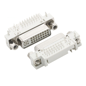 <strong>DVI</strong>-D Interface Computer Monitor D-Sub Connectors 90 Degree Plug Socket with DV24+5 Pin Female Head Video Socket - Product Image 5
