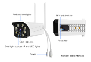 Vstarcam CS550-C WIFI 4G 3MP IP telecamera impermeabile Bullet camera esterna Full color visione notturna esterna telecamera wifi - Product Image 6