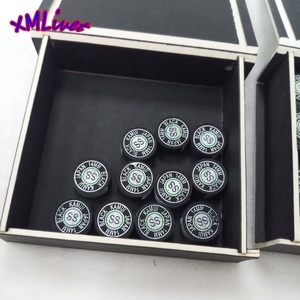 เคล็ดลับไม้คิวสีดำ14มม. พร้อมวงกลมสีเขียวใน SS/S/M/H - Product Image 3