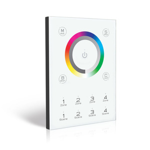 RGBW Dimmer 16ch 4 Zonen 4 Szenen DMX Touch Panel Controller DMX-E03 Handbuch Touch Schalter DMX512 Lighting Controller - Product Image 4