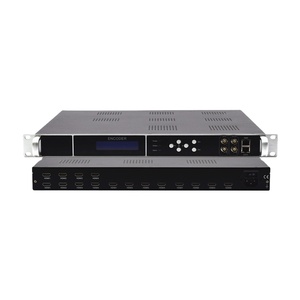 Q3 12/24CH H.264 HD-zu-IP-Encoder mit ASI-Multiplexing für IPTV-Streaming-Encoder für digitales TV-Broadcasting-System - Product Image 1