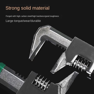 多功能F型扳手大开端通用直角可调厚板耐用管钳扳手 - Product Image 4