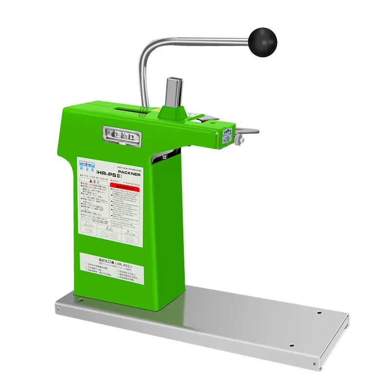 Mesin peregang kuku aluminium, mesin penyegel tas jala nilon Manual kemasan vertikal untuk supermarket