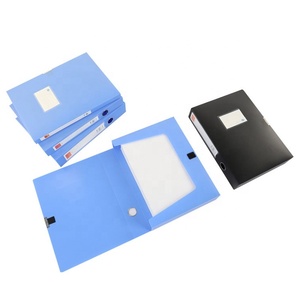 AFFISURE a 4尺寸Pp纯色高品质可折叠文件盒塑料文件盒办公文具文件夹 - Product Image 2