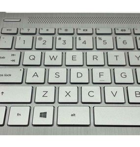 Reemplazo de la carcasa superior de plata Palmrest Touchpad Keyboard Assembly para HP 14Z-DK 14S-CF Laptop Model Computer Parts - Product Image 5