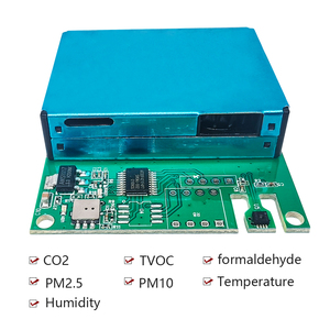 Sensor de monitoreo de calidad del aire para ambiente interior CH2O VOC CO2 PM10 PM2.5 Módulo de sensor de calidad del aire con temperatura y humedad - Product Image 1