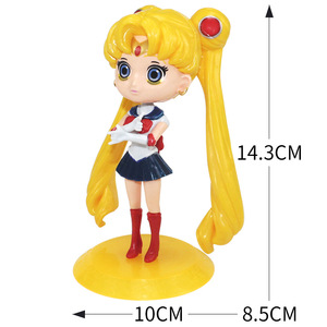 最も安いプリンセスシンデレラアクションフィギュア、ケーキトッパーセーラームーンフィギュア人形、プラスチックプリンセスフィギュアおもちゃ