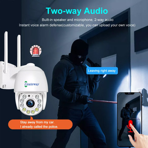 Camhi P2P云2.4G人类自动跟踪侦探智能PTZ IP安全WiFi IP摄像机2MP - Product Image 5