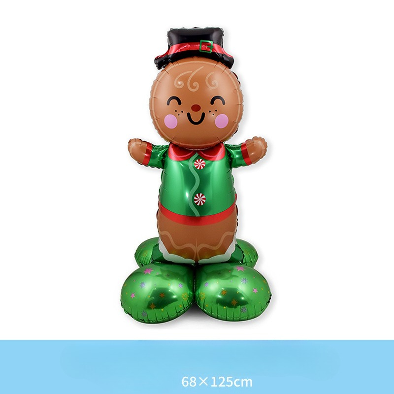 Medium three-dimensional base gingerbread man