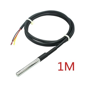 <strong>DS18B20</strong> Temperature <strong>Sensor</strong> Module Kit Waterproof 100CM Digital <strong>Sensor</strong> Cable Stainless Steel Probe Terminal Adapter - Product Image 6