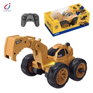 高品質シミュレーション2.4gスタントエンジニアリング建設トラックリモコンRCモデルショベル玩具 - Product Image 6