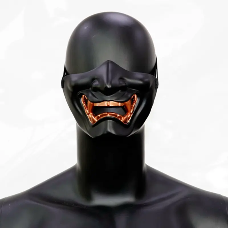 Halloween Ghost Samurai Demon Mask Cyberpunk Mask Full Face Knight Dark Legion Juego de rol Prom Holiday Disfraz Máscaras