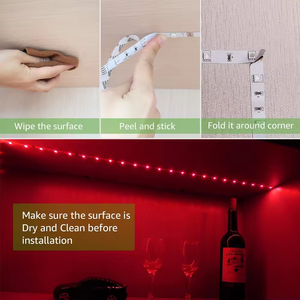5V RGB 5050 3M สมาร์ท LED Strip Light USB IP20ที่มีความยืดหยุ่นการควบคุมระยะไกลที่มีสีสันรอบทีวีตกแต่งบ้านห้องนั่งเล่น - Product Image 3