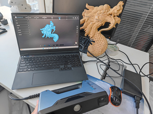 Precio barato Láser industrial Diseño modular Escanea objetos de todos los tamaños Datos de modelado 3D Escáner 3D EinScan Pro 2X V2 - Product Image 5