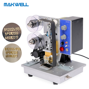 Macchina per la codifica automatica del grano della parola della stampa dell'acciaio della data di calore del nastro elettrico macchina per la codifica a spruzzo della macchina - Product Image 1
