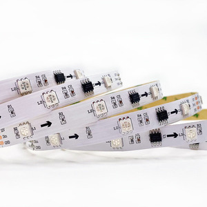 Dream Color 5050 Magic RGB Ws2811 Addressable <strong>Led</strong> Strip Light DC24V 8mm 84LEDs/meter SPI for Project Decoration - Product Image 1