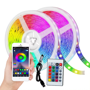 <strong>Led</strong> Strip APP or Wifi 5V Remote Controlled <strong>5050</strong> Smart RGB <strong>LED</strong> Strip <strong>Light</strong> Set <strong>Led</strong> Strip <strong>Light</strong> and Rgb Remote Controller
