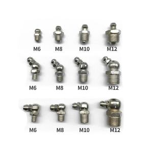 Metric Male Thread Straight Elbow Type Oil Zerk Fitting For <strong>Grease</strong> Gun SS201 SS304 Stainless Steel <strong>Grease</strong> <strong>Nipple</strong>