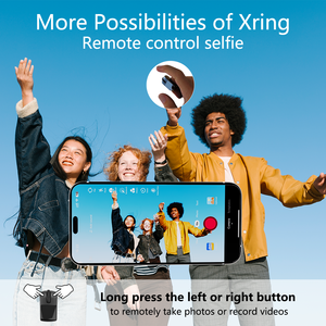 Bt5.0 Không Dây Mini Chuột Điều Khiển New Nhẫn Từ Xa Cho Điện Thoại/Máy Tính Bảng Selfie Video Di Chuyển Tự Động Trang Turner Ngón Tay - Product Image 6