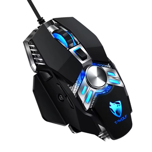 TWOLF V10 7D mouse da gioco professionale Mouse per macchina da gioco RGB Computer USB ergonomico mouse cablato per PC Desktop - Product Image 5