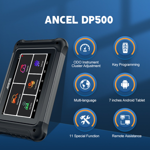 Ancel DP500 anahtar programlama aracı OBD2 araç gösterge paneli ayar aracı 11 sıfırlama otomotiv teşhis tarayıcı araç aletleri