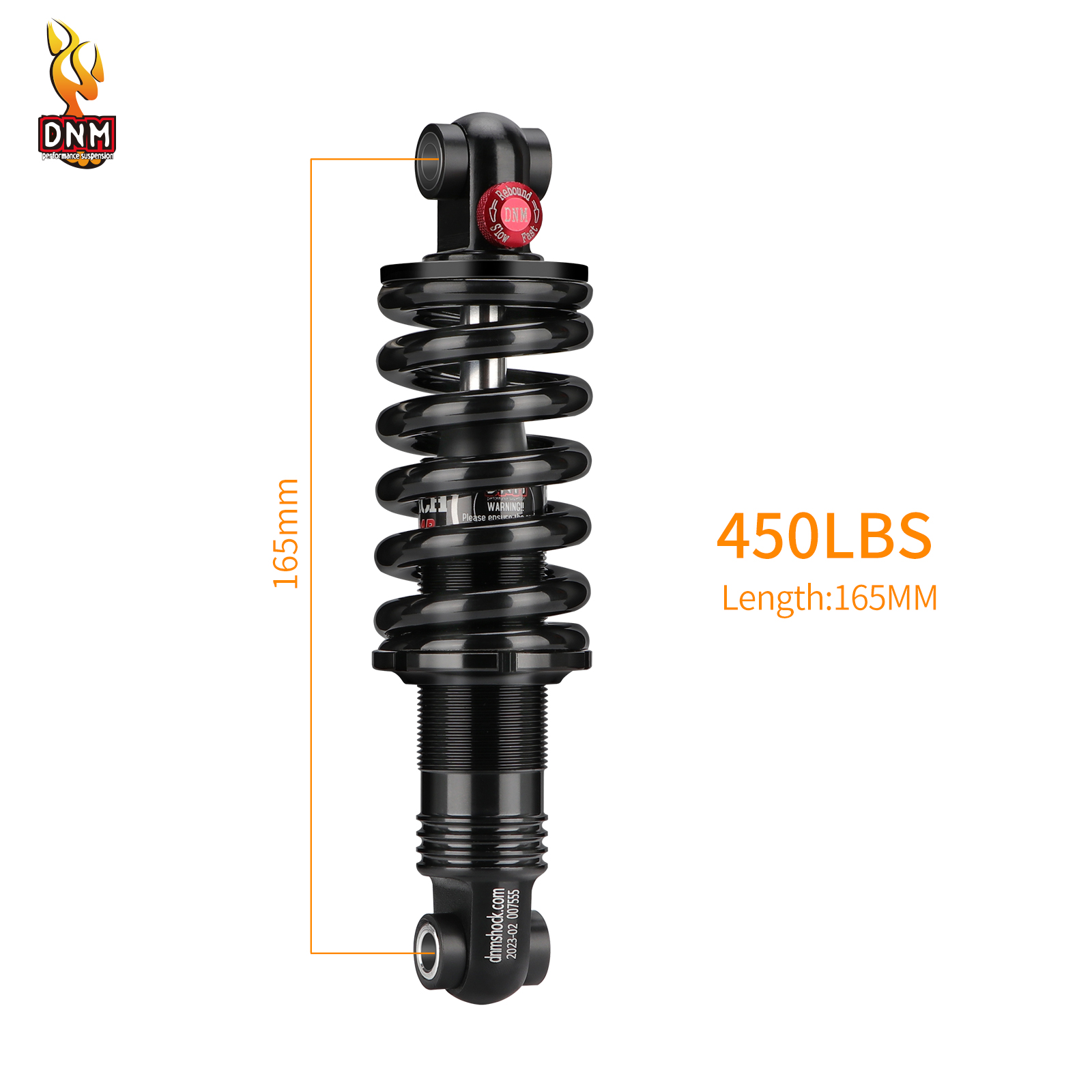 Noir 165 mm 450 lb