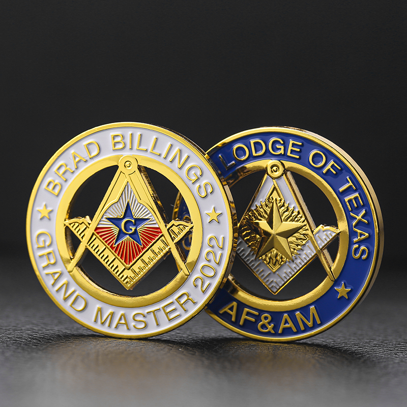 hollow cutting Custom Coin