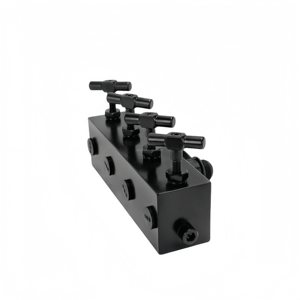 High Quality Hydraulic Manifold Block <strong>1</strong> Inlet <strong>4</strong> Outlets High Pressure <strong>4</strong> Way Oil Flow Circuit <strong>Distributor</strong> Valve Hydraulic Tools - Product Image 1