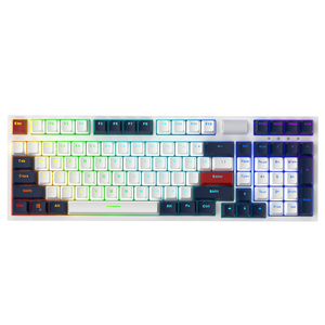 TOPSTYLE-Teclado de escritorio con Bluetooth, caja de ABS con retroiluminación RGB, logotipo OEM, paquete de caja de Color, 101 teclas, USB 2,0 - Product Image 1