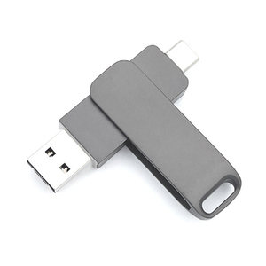 2 in 1 Metal Promotion Gift Logo Stick High <strong>Speed</strong> 512gb 2tb 1tb 4gb U Disk <strong>Memory</strong> Custom Usb Type c Pendrive <strong>Flash</strong> Drive - Product Image 3