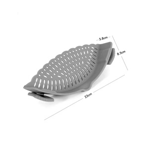 Kitchen Gizmo Snap <strong>Strain</strong> <strong>Pot</strong> Strainer and Pasta Strainer Adjustable Silicone Clip on Strainer for <strong>Pots</strong> - Product Image 2