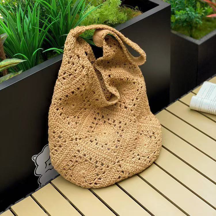 Khaki + drawstring dust bag