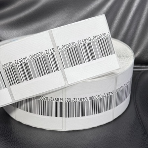 Etiqueta de seguridad personalizada RF Soft Label código de barras EAS 8,2 MHz para tienda minorista antirrobo - Product Image 1