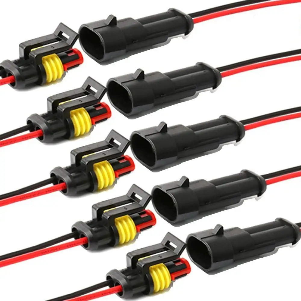 1.5 serie connettore giunto maschio e femmina cablaggio connettore plug AMP connettore impermeabile per autoveicoli con filo