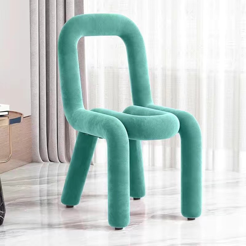 Backrest chair (lake blue)