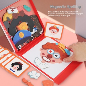 Popular de alta calidad multitema rompecabezas libro juguete educativo colorido Diy patrones juguete para niños - Product Image 4