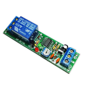 Relè di ritardo regolabile 0-10 secondi ad alto Trigger 5/12/24V microcontrollore scheda di controllo del tempo PLC modulo componenti elettronici - Product Image 1
