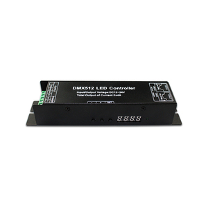 Tamaño pequeño DMX512 3CH Controlador de tira de luz de pantalla digital 5050 RGB RGBW DMX512 3 * 4A Decodificador - Product Image 3